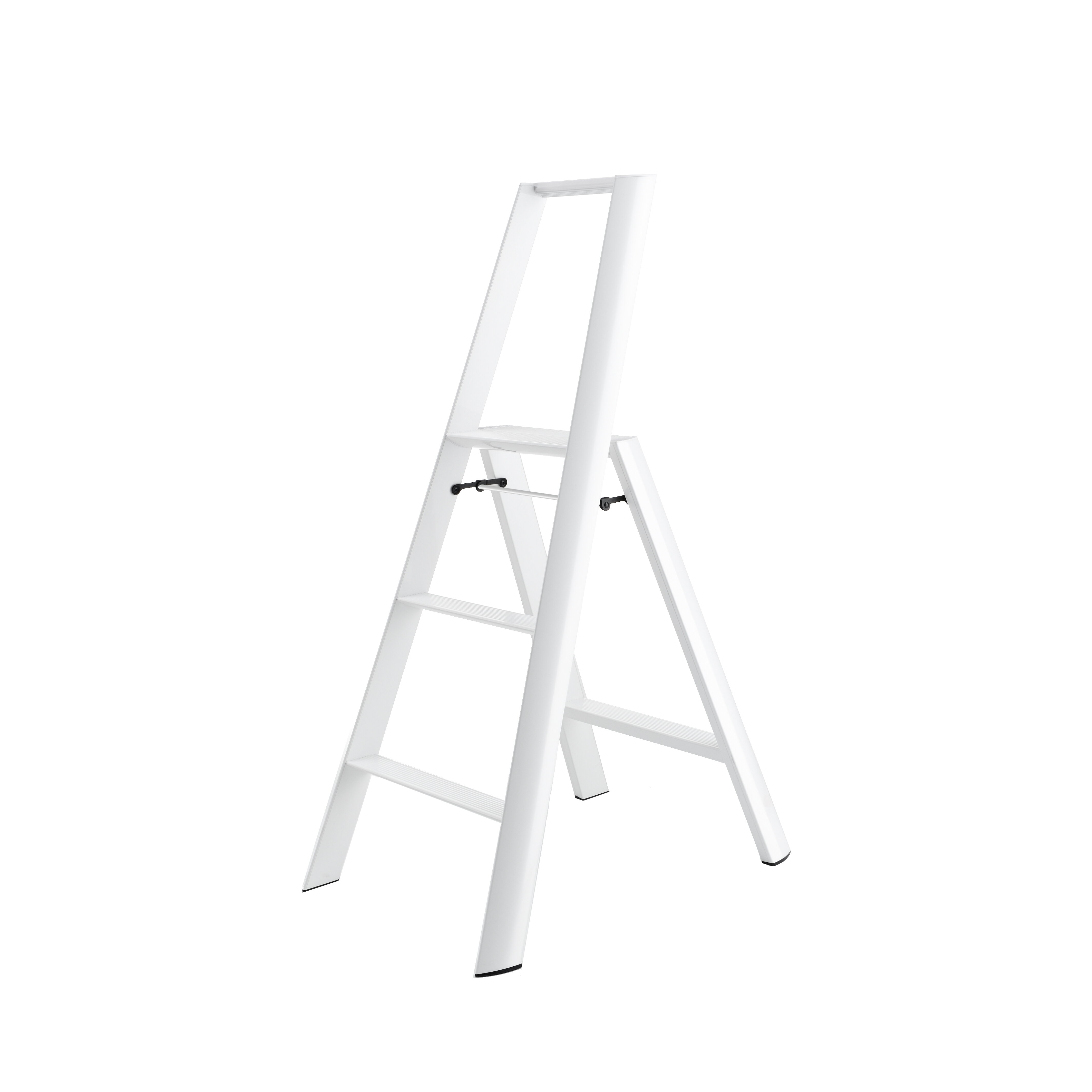 WFX Utility™ 3 - Step Aluminum Lightweight Folding Ladder Step Stool ...