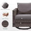 Chaise de patio avec coussins Nazime Ekon-392684565