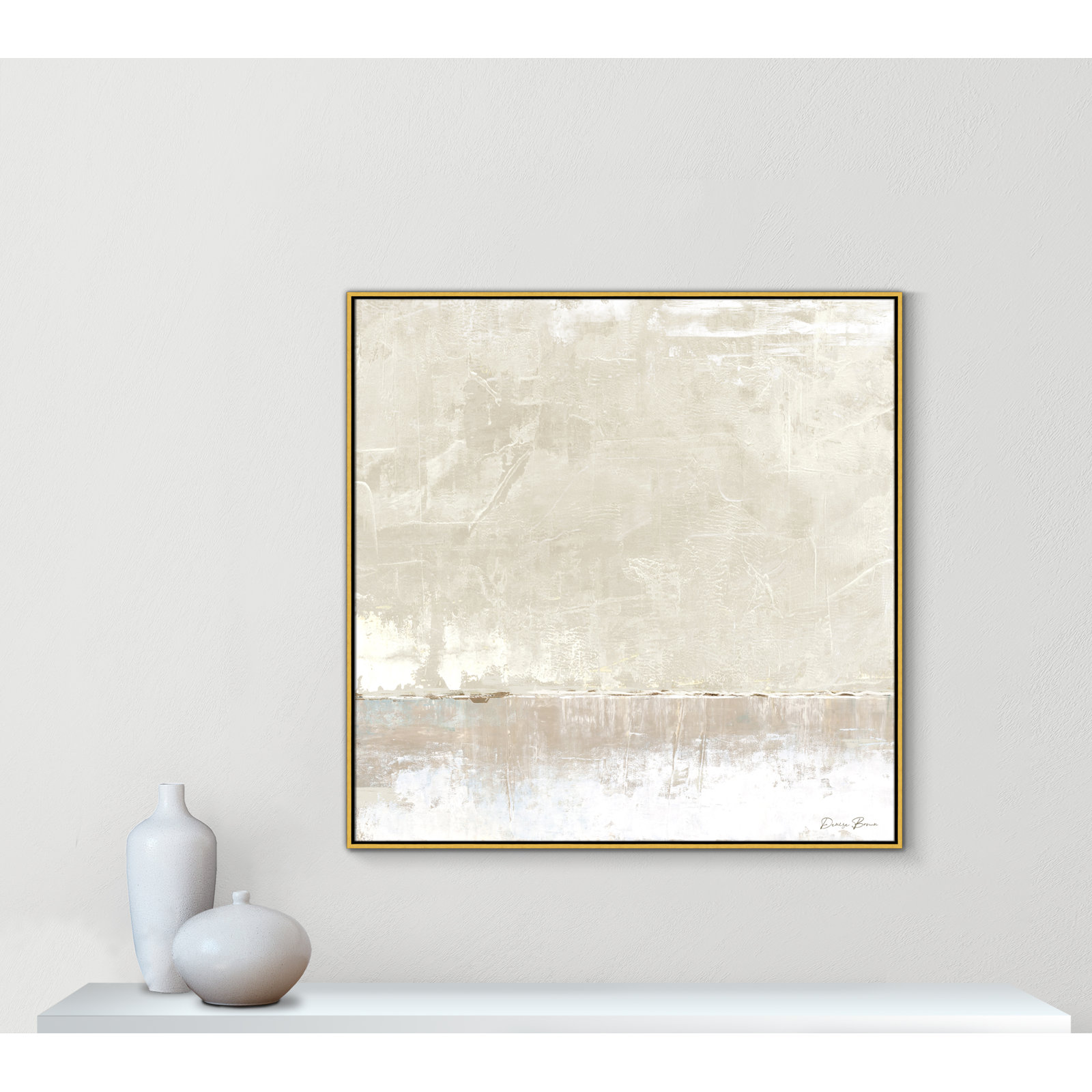 Delevan "Better Days" Print, 46.5" H x 46.5" W, Gold