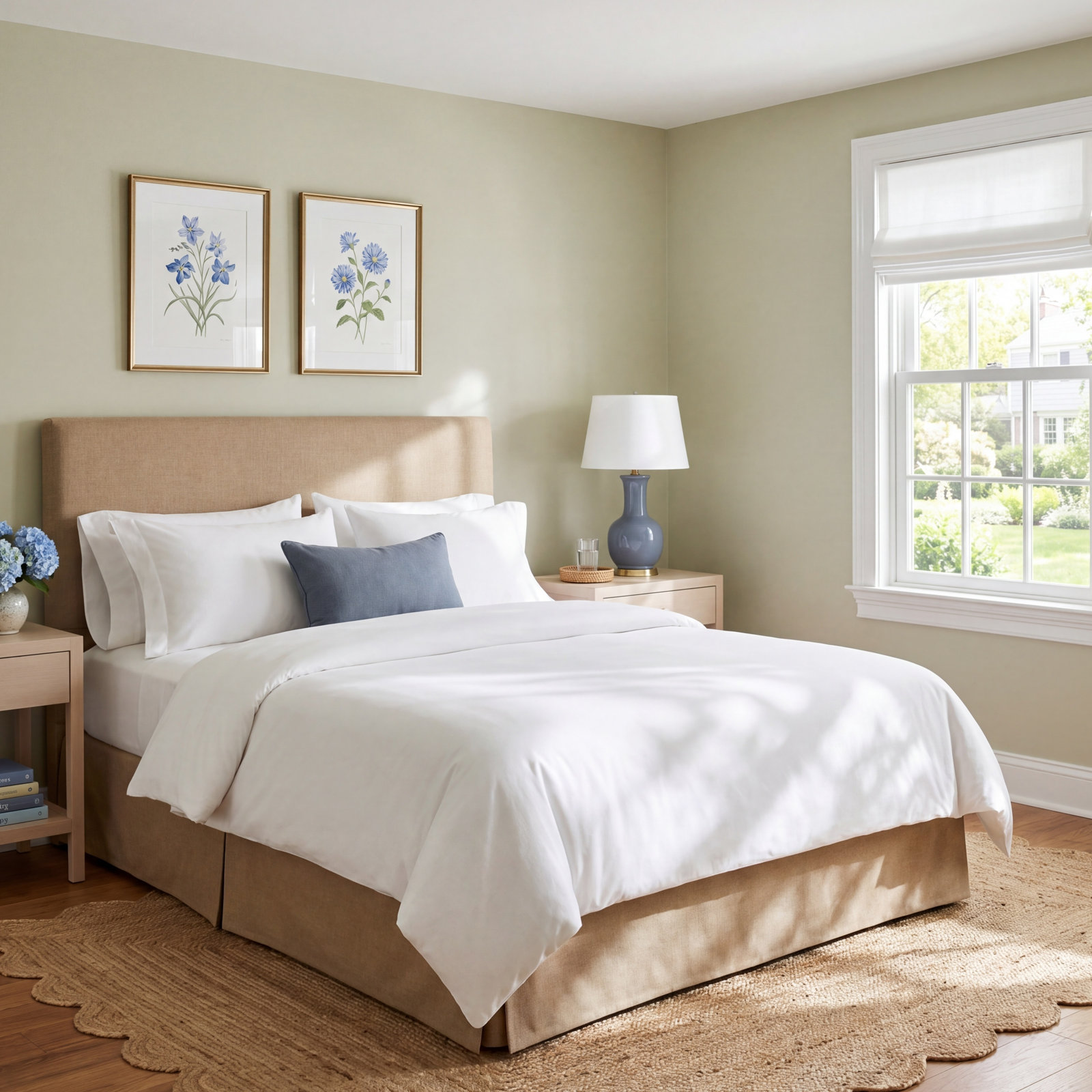 Stoffer Home x Cloth & Co. Maura Linen Upholstered Bed, Twin, Zuma Charcoal Textured Linen
