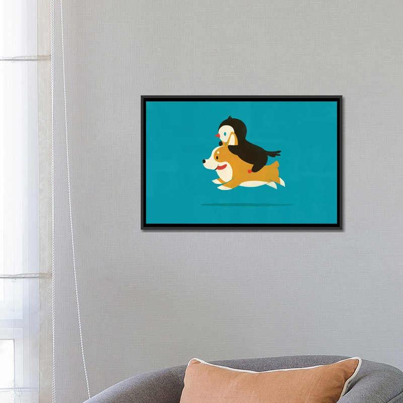 «Like The Wind», impression sur toile, H 18 po x l 26 po x P 1,5 po, Toile avec cadre noir