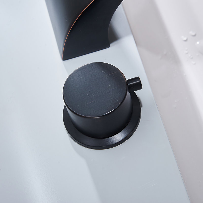 2-handle Bathroom Faucet with Drain Assembly, Oil Rubbed Bronze