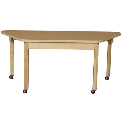 Adjustable Trapezoid 3 Students Activity Table