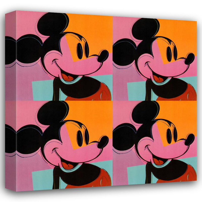 Mickey Mouse, H 20 po x l 20 po