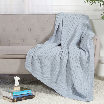 Knitted Throw Blanket