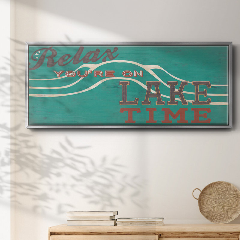 Cabin Life Collection H-, toile encadrée, H 20 po x l 50 po