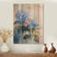 Hortensias dans la lumière du matin III - décoration murale en bois d'hortensias - sur bois de pin naturel-207316730