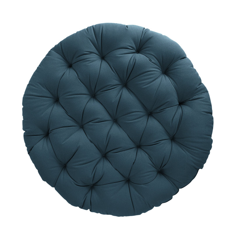 Coussin intérieur / extérieur Sunbrella Papasan, Wedgewood, L 48 po x P 48 po, Polyester