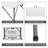 86cm Square Portable Banquet Table