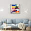 Oliver Gal Hues Entwined I Abstract - Hand-Applied Glass Coat Framed Canvas Art-396696090-396696093