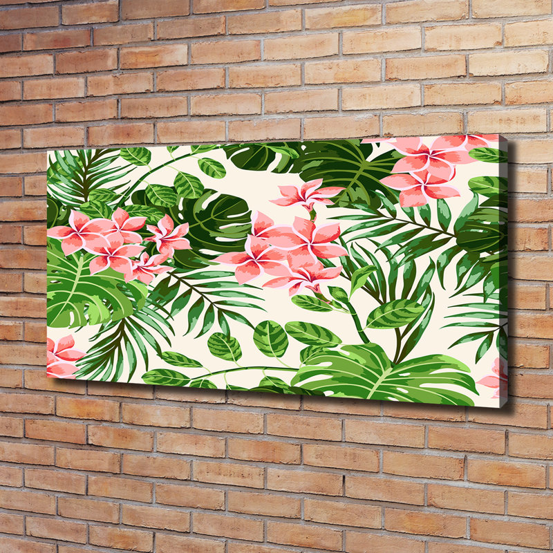 Floral Pattern - Wrapped Canvas Print