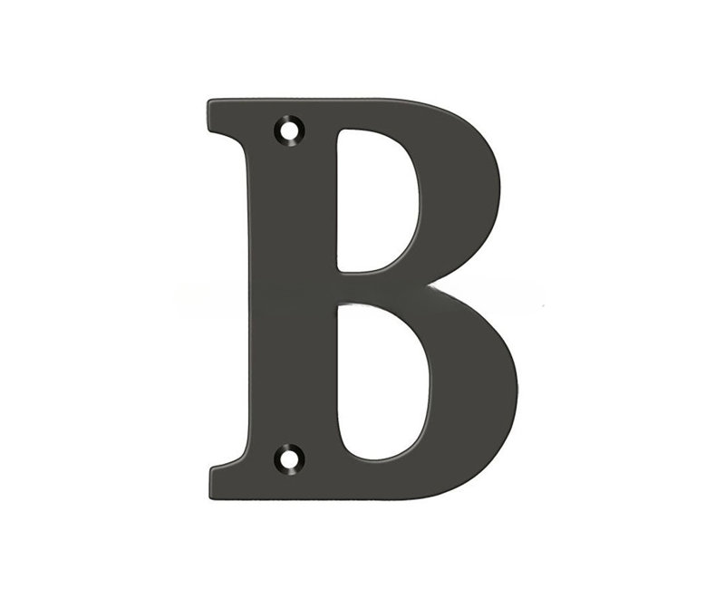 Lettre en laiton H 4 po, Laiton à vie, F