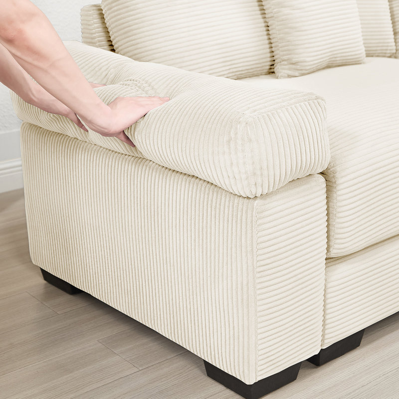 Canapé modulaire surdimensionné de 170 pouces Cloud, Beige