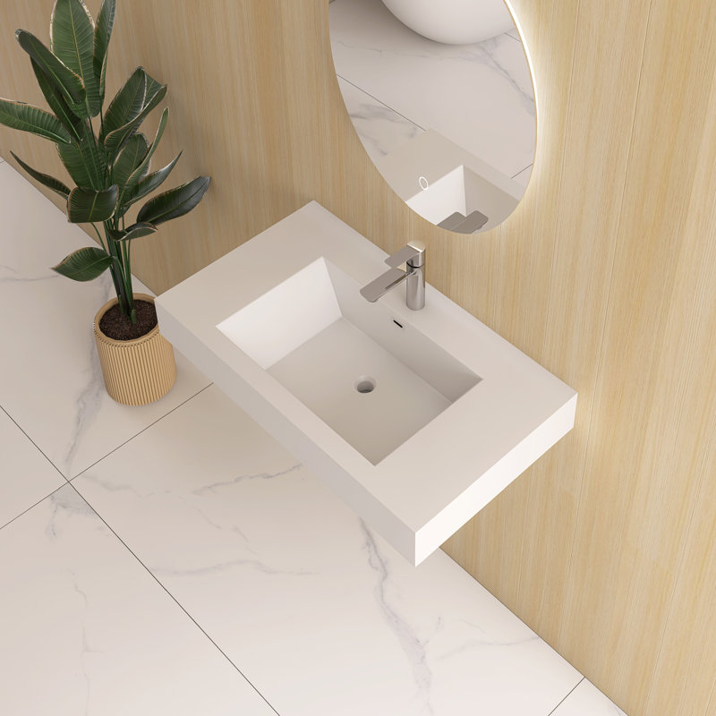 Lavabo vasque mural 35 "SMC