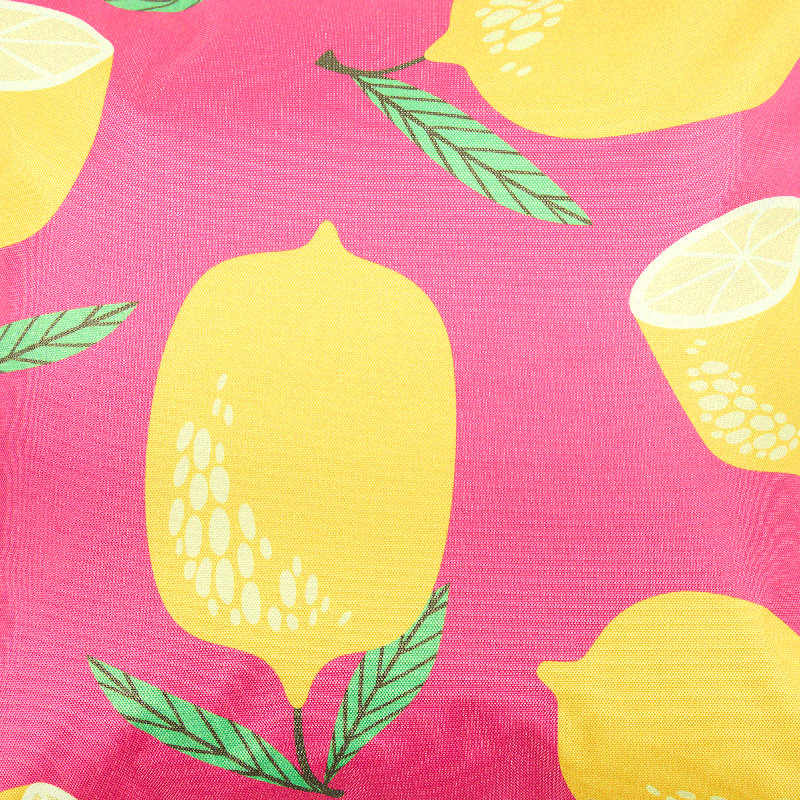 Fruit Indoor-Outdoor Cushions, Yellow