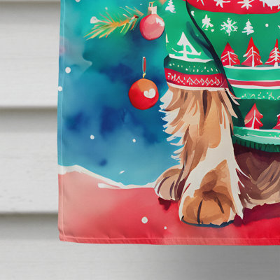 Drapeau de Noël Sussex Spaniel