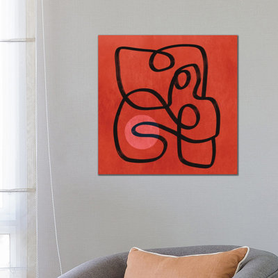 Line Art Improvisation by Viviana Gonzalez - Wrapped Canvas Gallery-Wrapped Canvas Giclée
