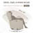 Madison Park Candace Beige 30"W 3-in-1 Power Recliner Wingback Swivel Glider with USB & Type-C Ports-113432070