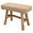Sophie Woven Mendong and Teakwood Stool, Natural-2115968762