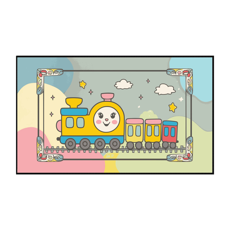Tapis pour enfant Zoomie, Rectangle 4pi x 6 pi