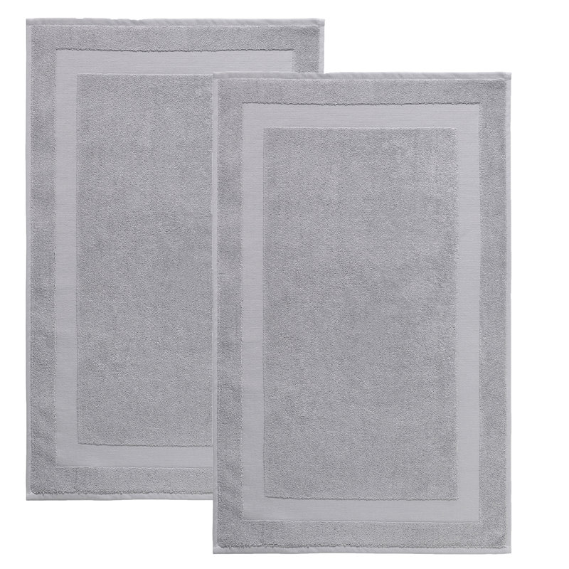 Tapis de bain Clous, Argent