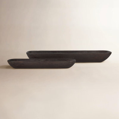 Moores Solid Wood Tray - Set of 2