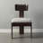 Modern Gray Upholstered Dining Chairs Set of 2 with High-Weight Capacity and Wood Legs-1389956787