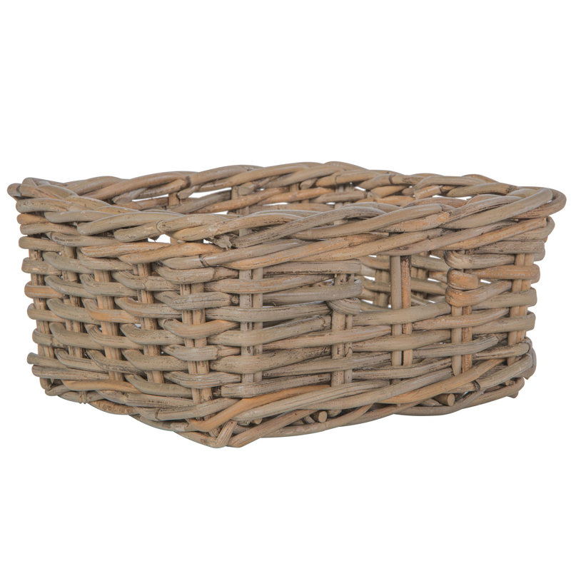 Panier en rotin Skiatook, H 4,75 po x l 9,5 po x P 9,5 po