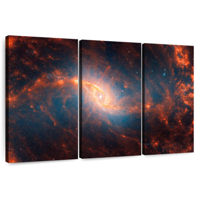 Oberle Webb et Hubble - Galaxie spirale NCL 1365