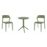 Ensemble bistro pour 2 personnes avec chaises empilables 24 po Farrah