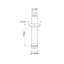 4" Ceiling Mount Shower Arm-1725849966