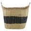 Panier de rangement deux tons Solana Seagrass