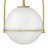 Arie 1-Light Steel Pendant with Globe Shade-578231541-578231546
