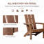Chaise Adirondack de patio Outsunny (excluant la table)
