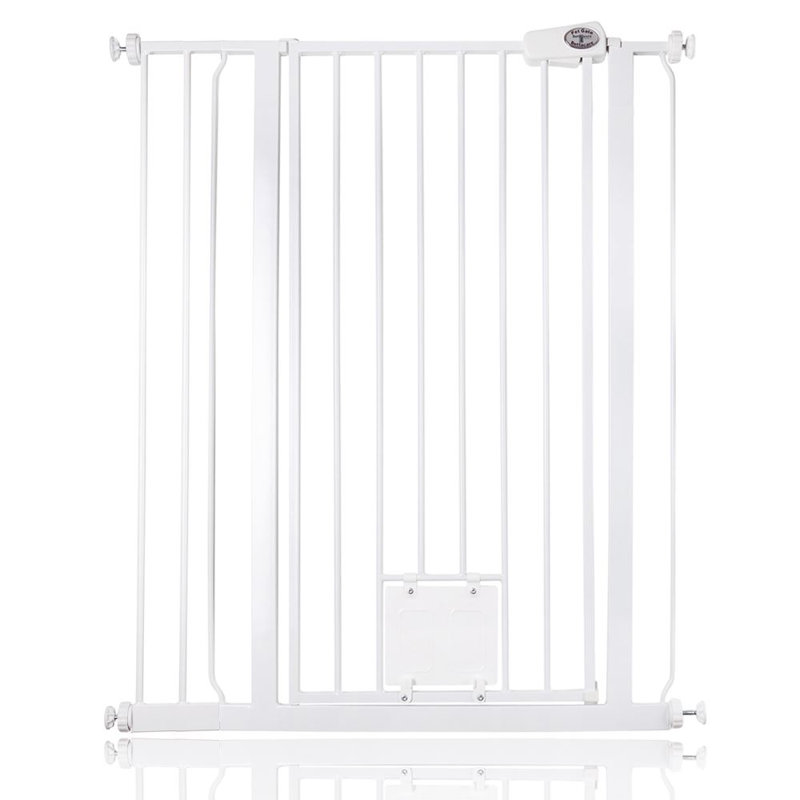 Metal Pressure Mounted Pet Gate, 87.9 - 95.5cm