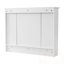 Armoire de salle de bain murale avec tablette réglable et 1 porte à fermeture en douceur-37697754