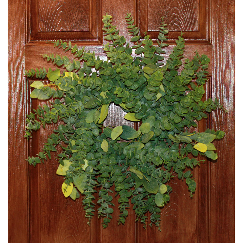Couronne d'eucalyptus artificiel 26 po
