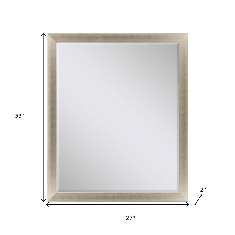33" Gold Accent Mirror