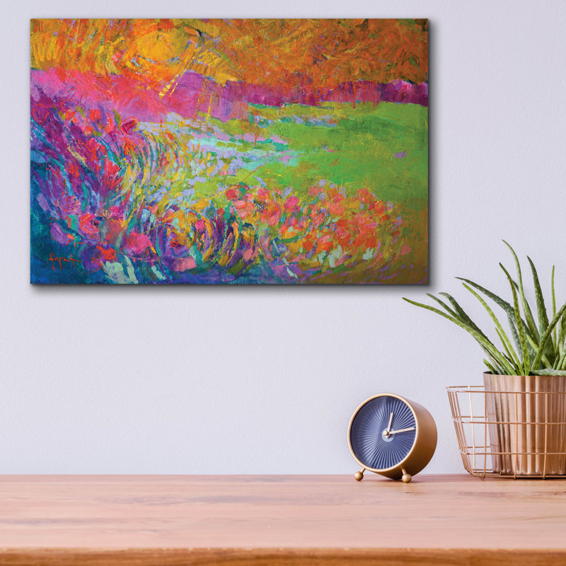  «Meadowlands» par Dorothy Fagan, art mural acrylique, 16 po x 12 po