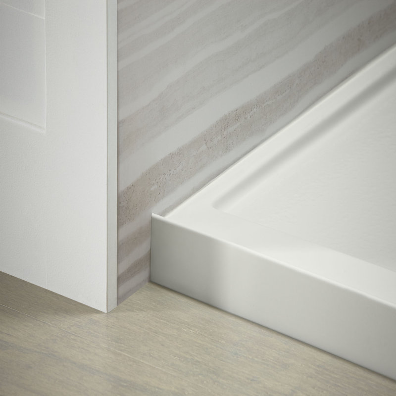 Rely 60" W X 42" D Single Threshold Shower Base with Center Drain