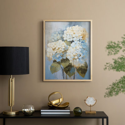 FLORAL Series CIV Framed Print - Solid Wood