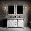 Meuble-lavabo double l 60 po x P 22 po Marsyas-158598081