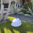 Zen 12'' Battery Powered Integrated LED Color Changing Outdoor Floating Light