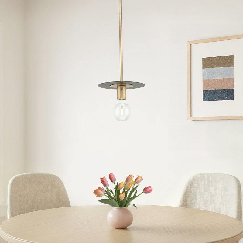 Phillipa Gramercy 1 - Light Single Pendant, Brushed Bronze