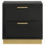 Heverlee 2-drawer Nightstand Black-1923753762