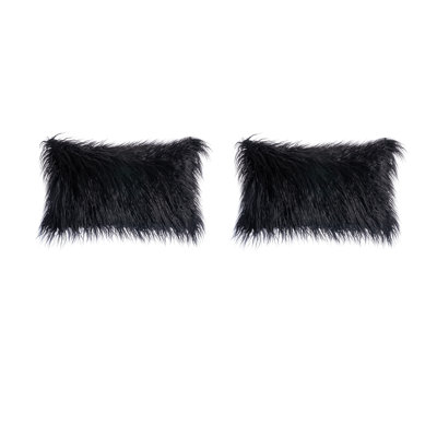 Faux Fur Pattern Faux Fur Throw Pillow Cover with Insert