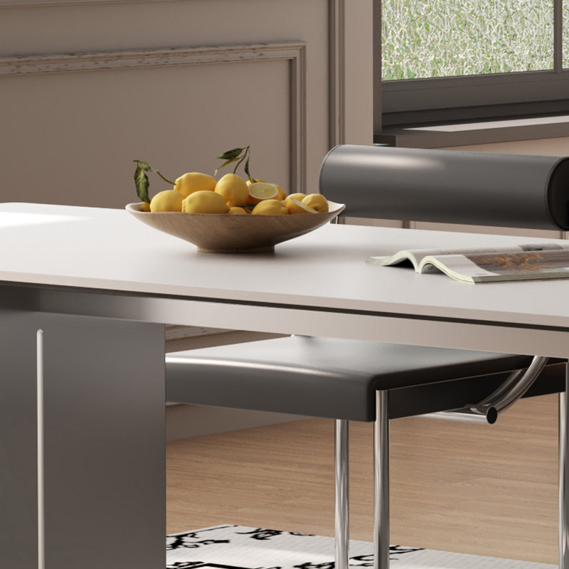 Table de salle à manger moderne de qualité supérieure, H 29,52 po x L 62,99 po x l 31,49 po