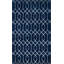 Tapis bleu marine / argent Glam-29446805