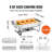 8 Qt. Stainless Steel Rectangle Chafing Dishes