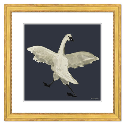 Swan Coy Giclee Print by Dana Gibson